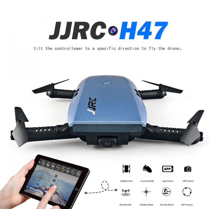 JJRC H47 ELFIE 720P HD FPV Wifi Camera Rc Quadcoper  Selfie Drone Gravity Sensing Control