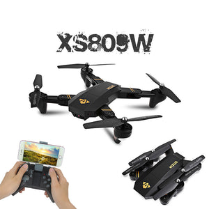 RC Dron Visuo XS809W XS809HW Mini Foldable Selfie Drone  Camera Altitude Hold