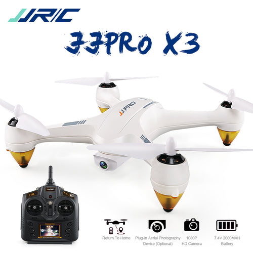 Professional Drone JJRC X3 HAX WIFI FPV HD 1080P Detachable Camera GPS Positioning